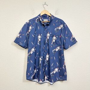 RSVLTS x MLBPA Altuve Kunuflex Shirt Navy HOU Astros Button Down SS